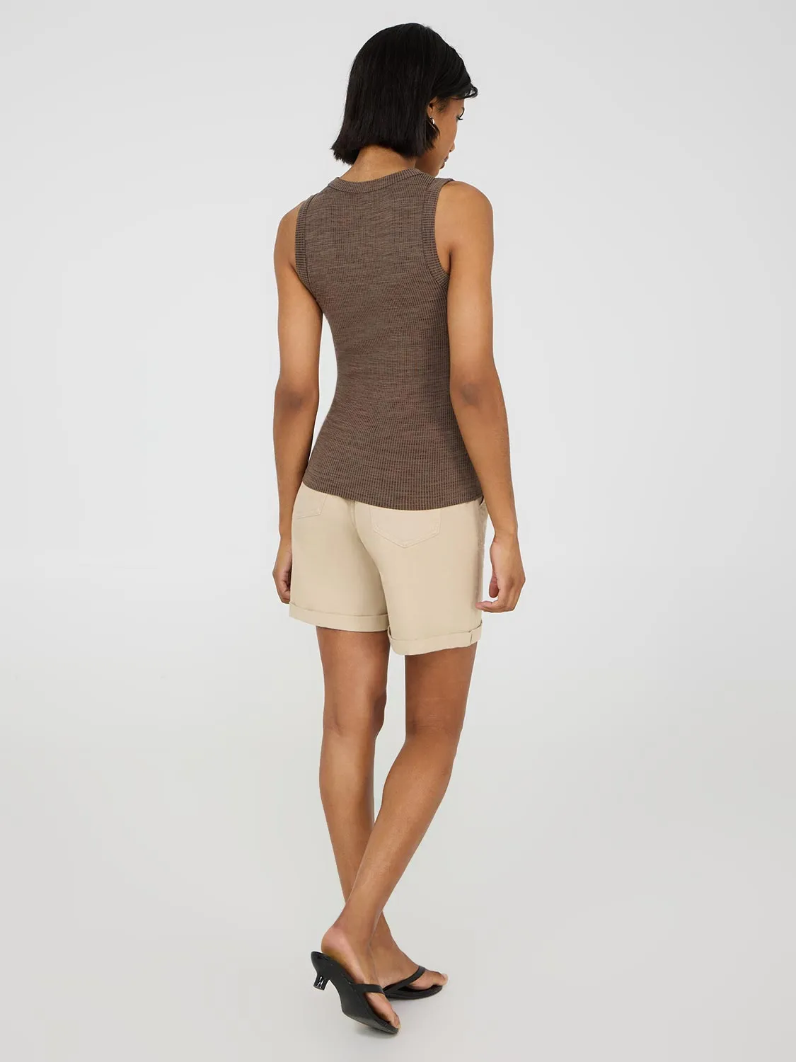 Sleeveless Ribbed Tank Top everyday vibe