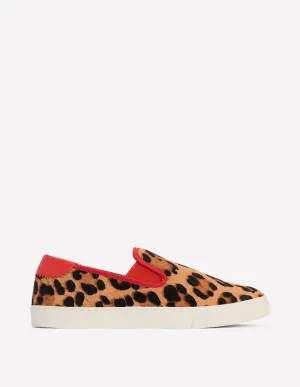 Slip On Trainer-Leopard natural breath