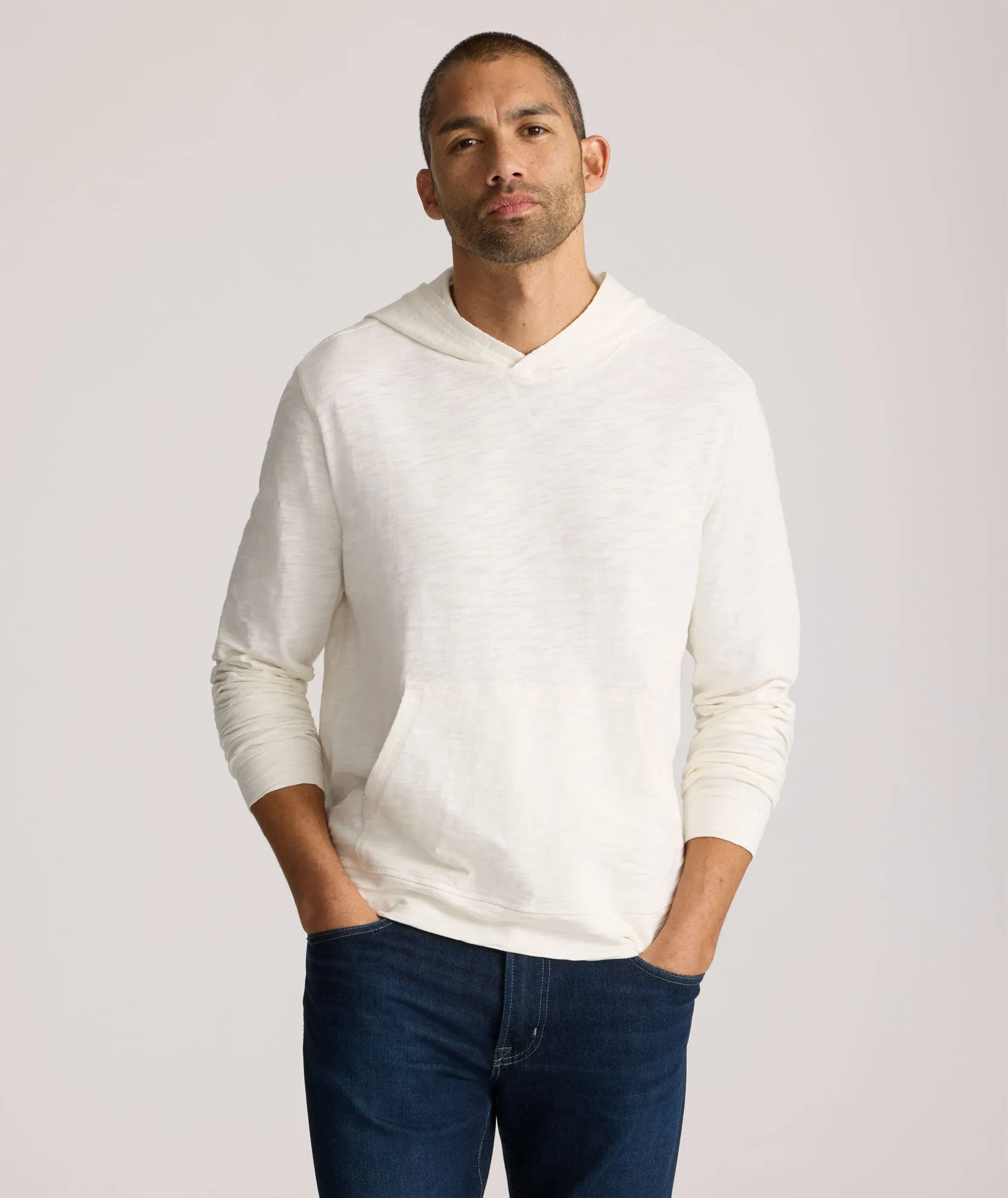 Slub Cotton Hoodie late autumn