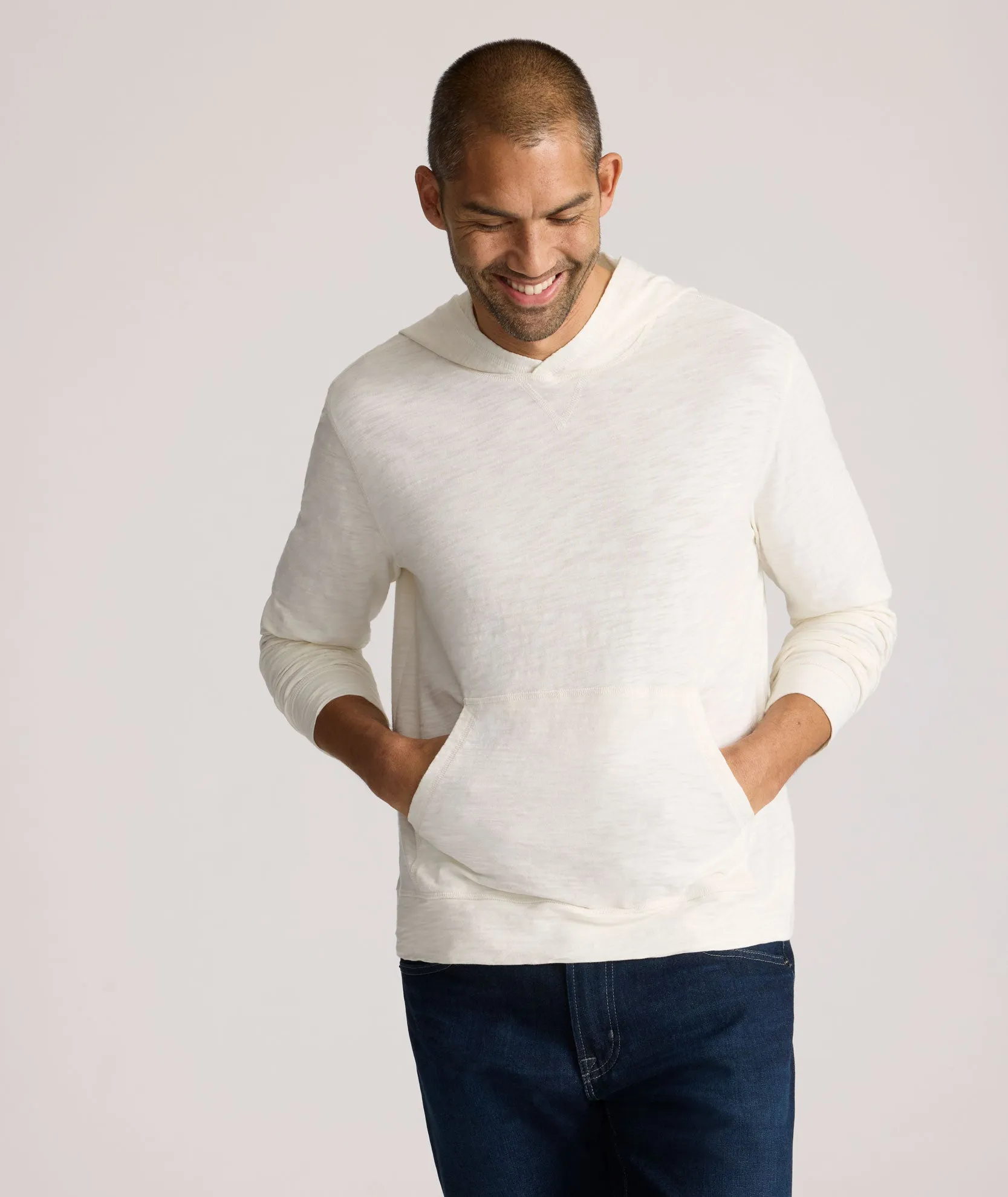 Slub Cotton Hoodie night breeze