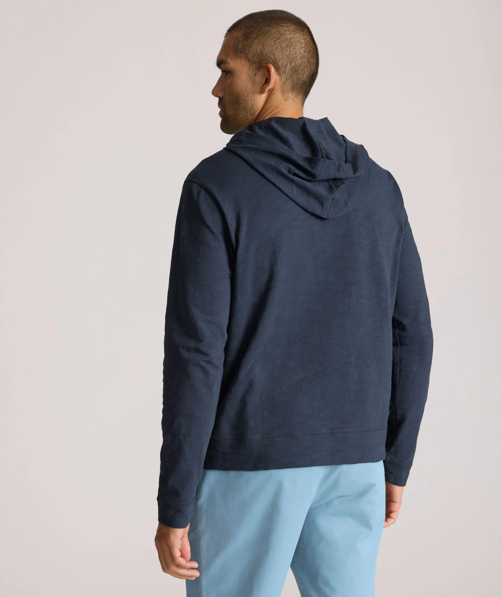 Slub Cotton Hoodie soft mode