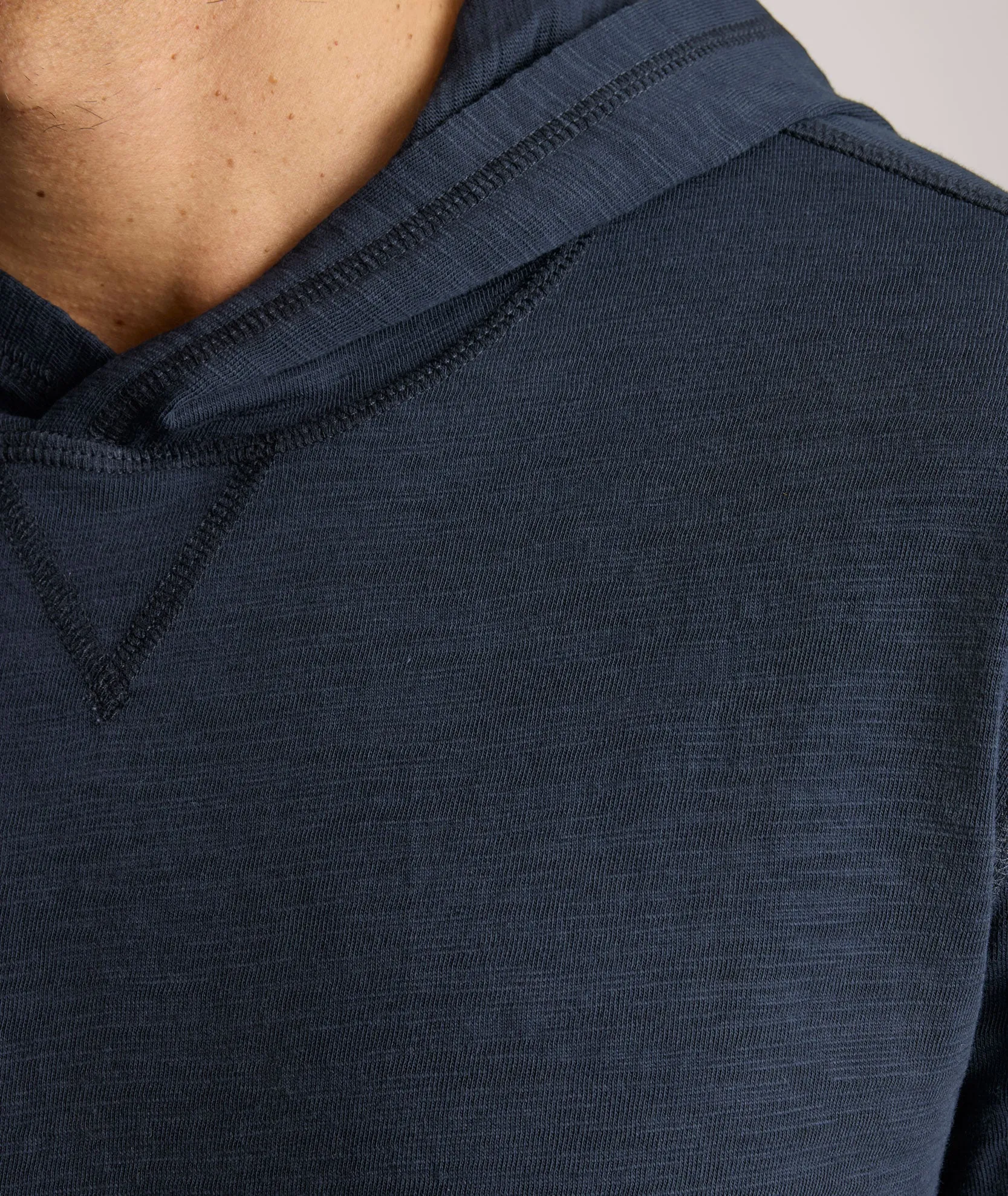 Slub Cotton Hoodie gentle tone