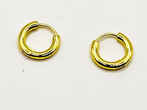 Small 18K Gold Filled Huggie Hoop Earrings emotional gift