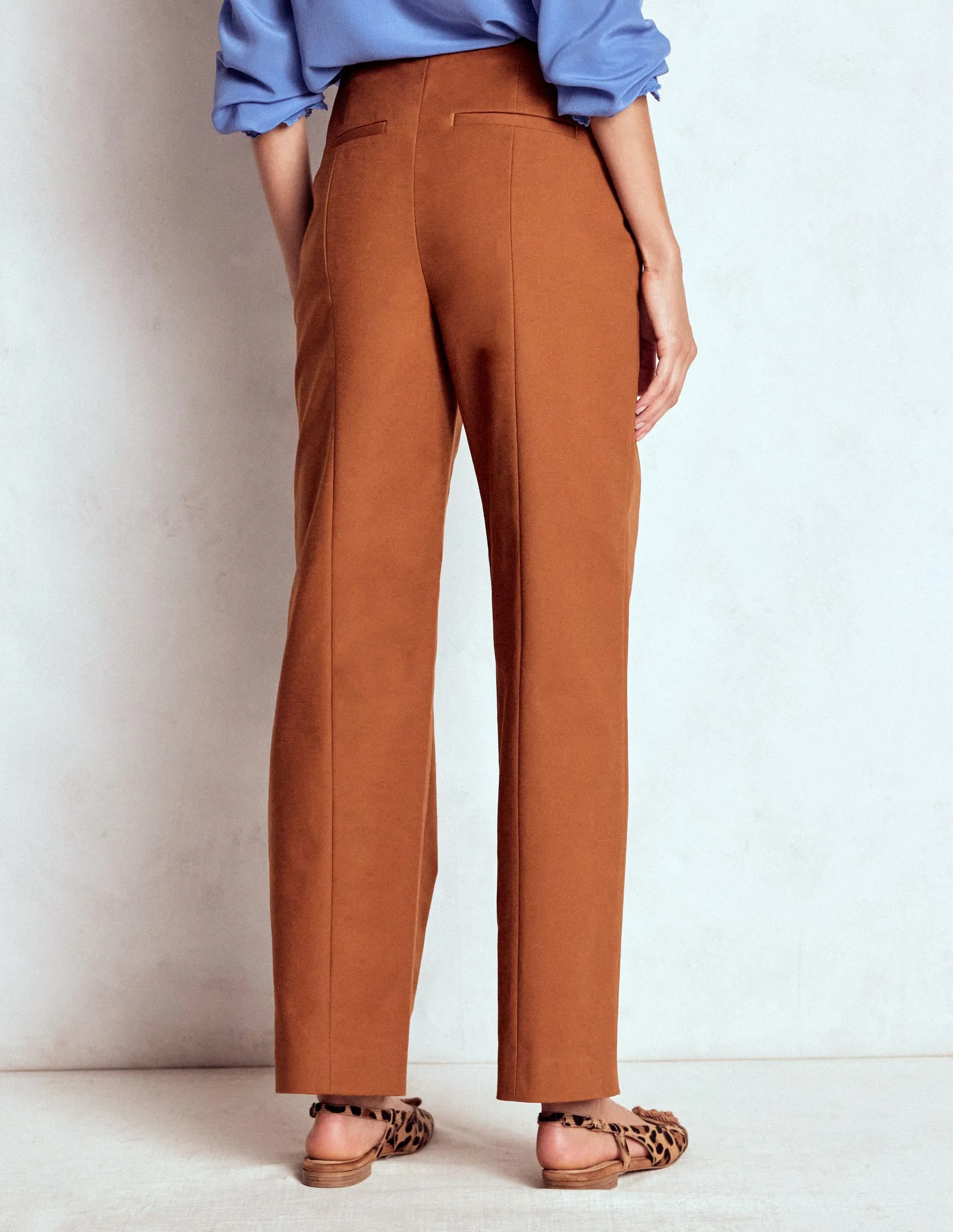Smart 7/8 Trousers-Russet reflective strips