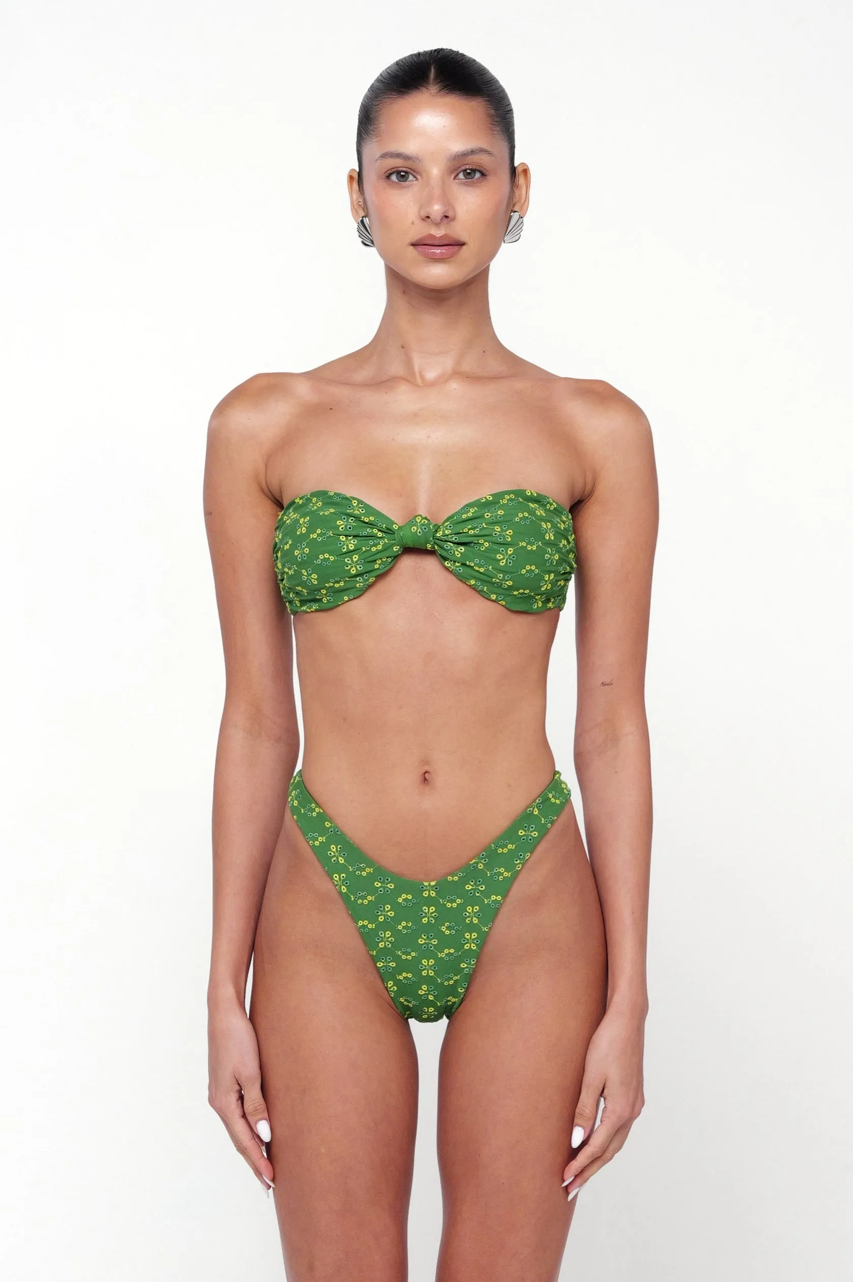 Spencer Bikini Top in Clover ocean vibe