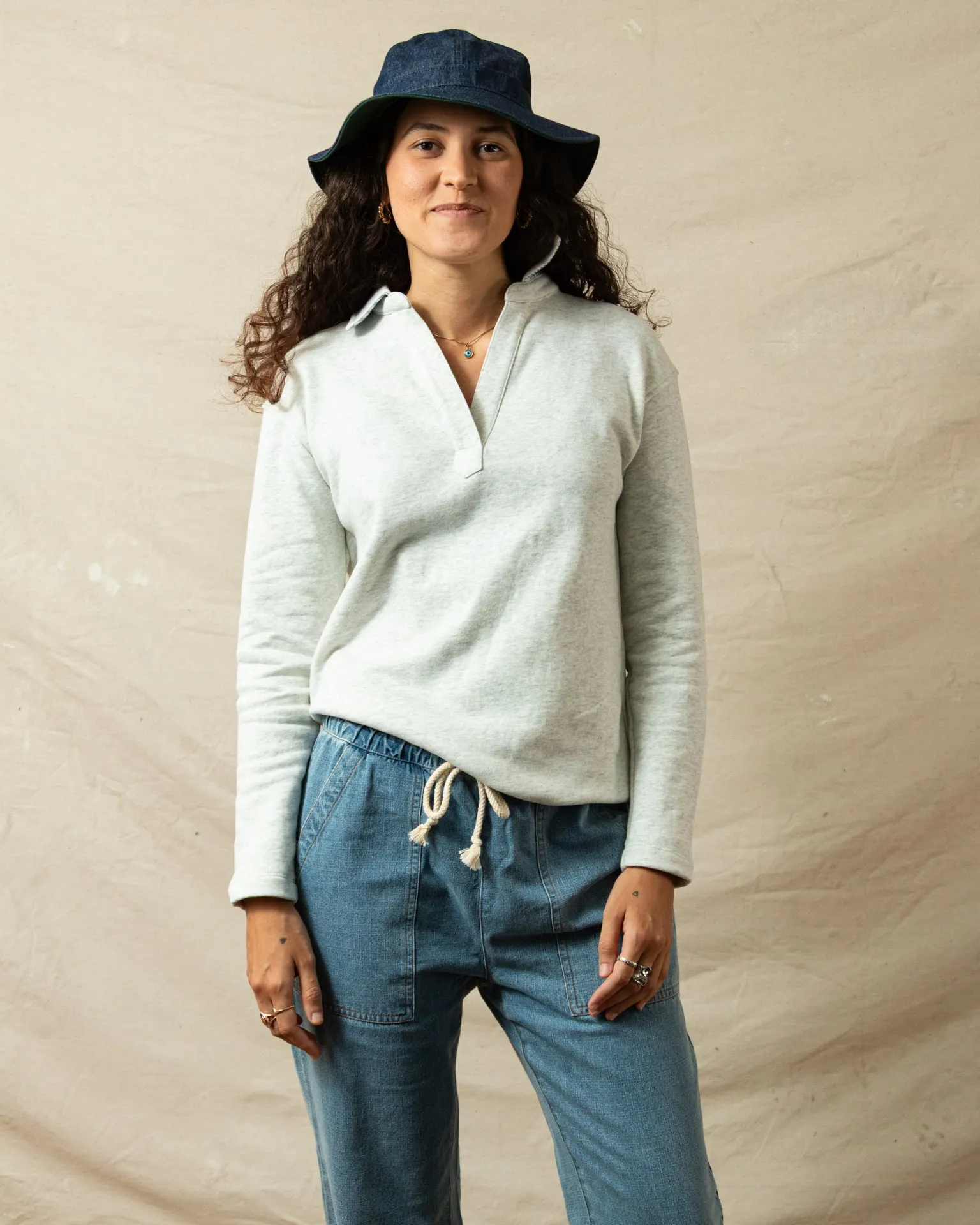 Standard Sailing Hat in Denim airport fit
