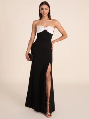 Strapless Gown With Bow fashion staple