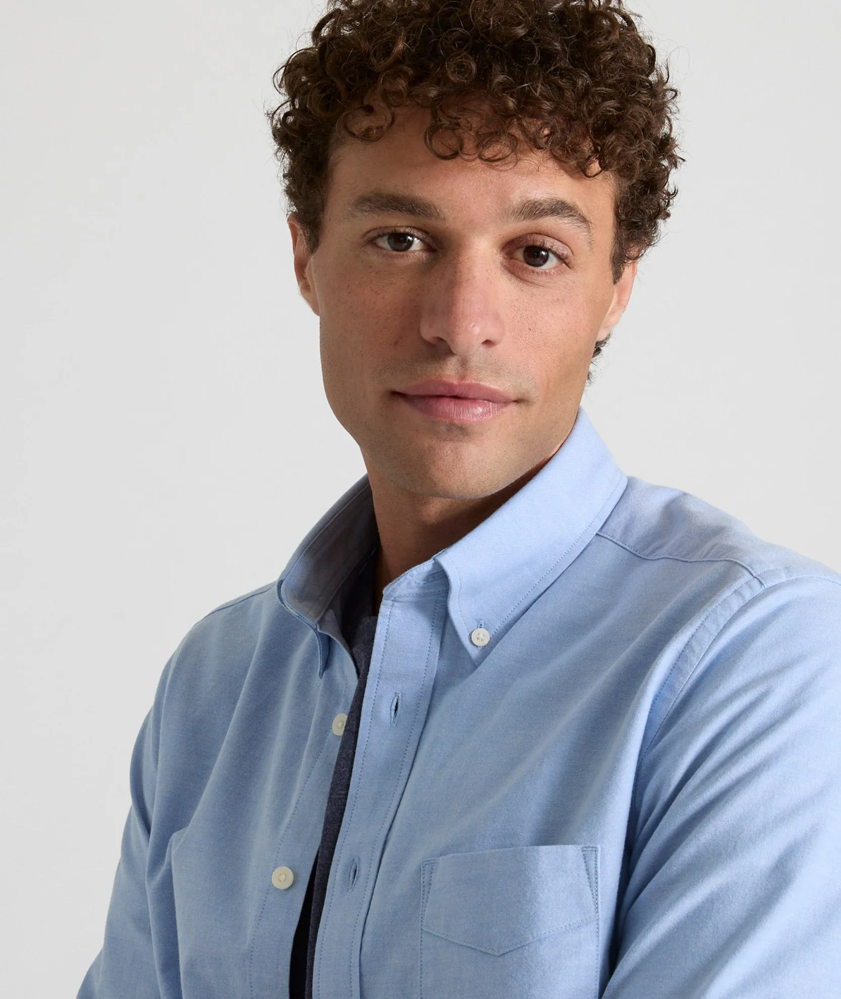 Stretch Cotton Oxford Bridges Shirt Fit First
