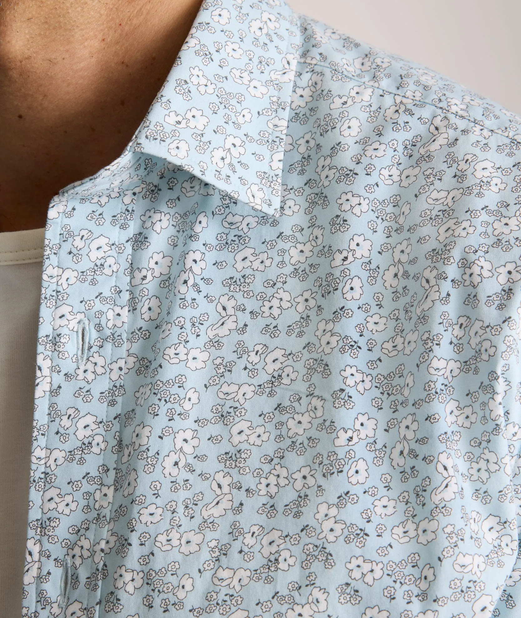 Stretch Cotton Short-Sleeve Ashford Shirt Work Ready