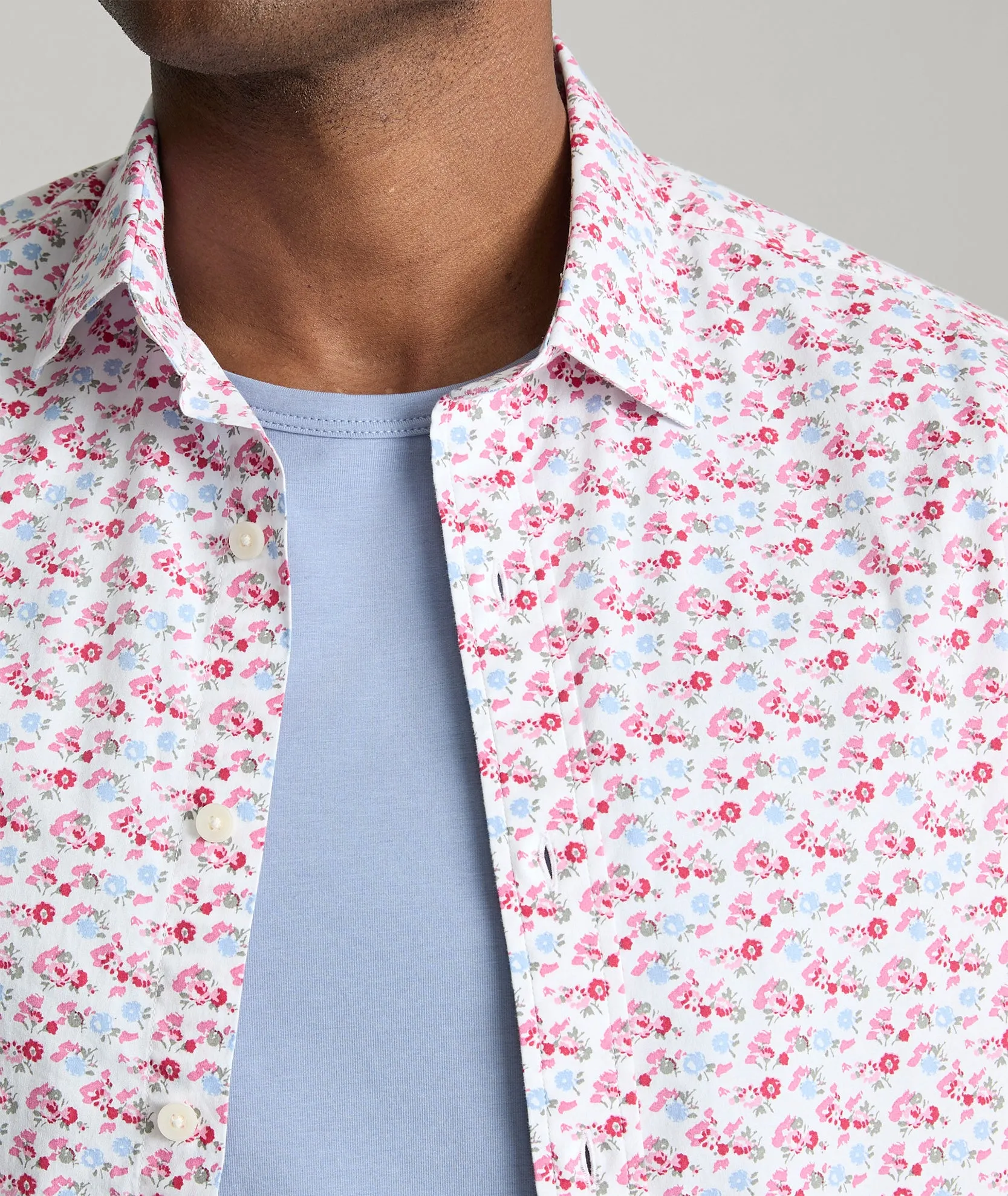 Stretch Cotton Short-Sleeve Sanchez Shirt Timeless Wear