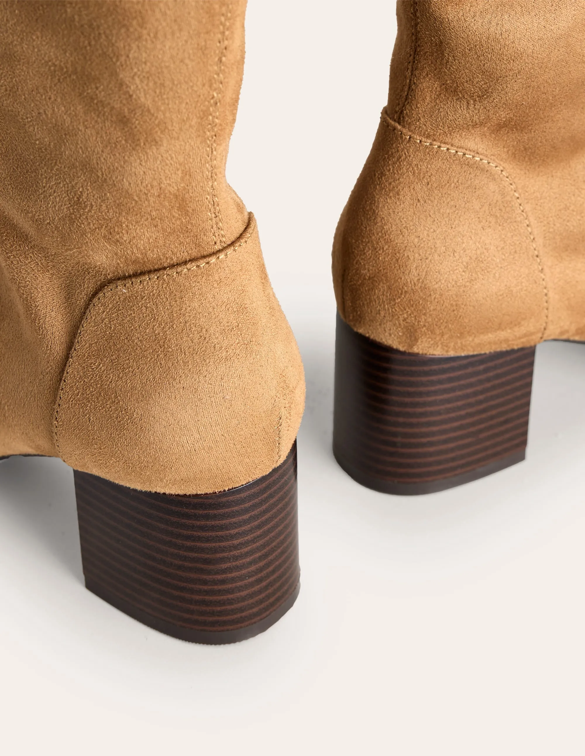 Stretch Knee Heel Boots-Acorn hiking fit