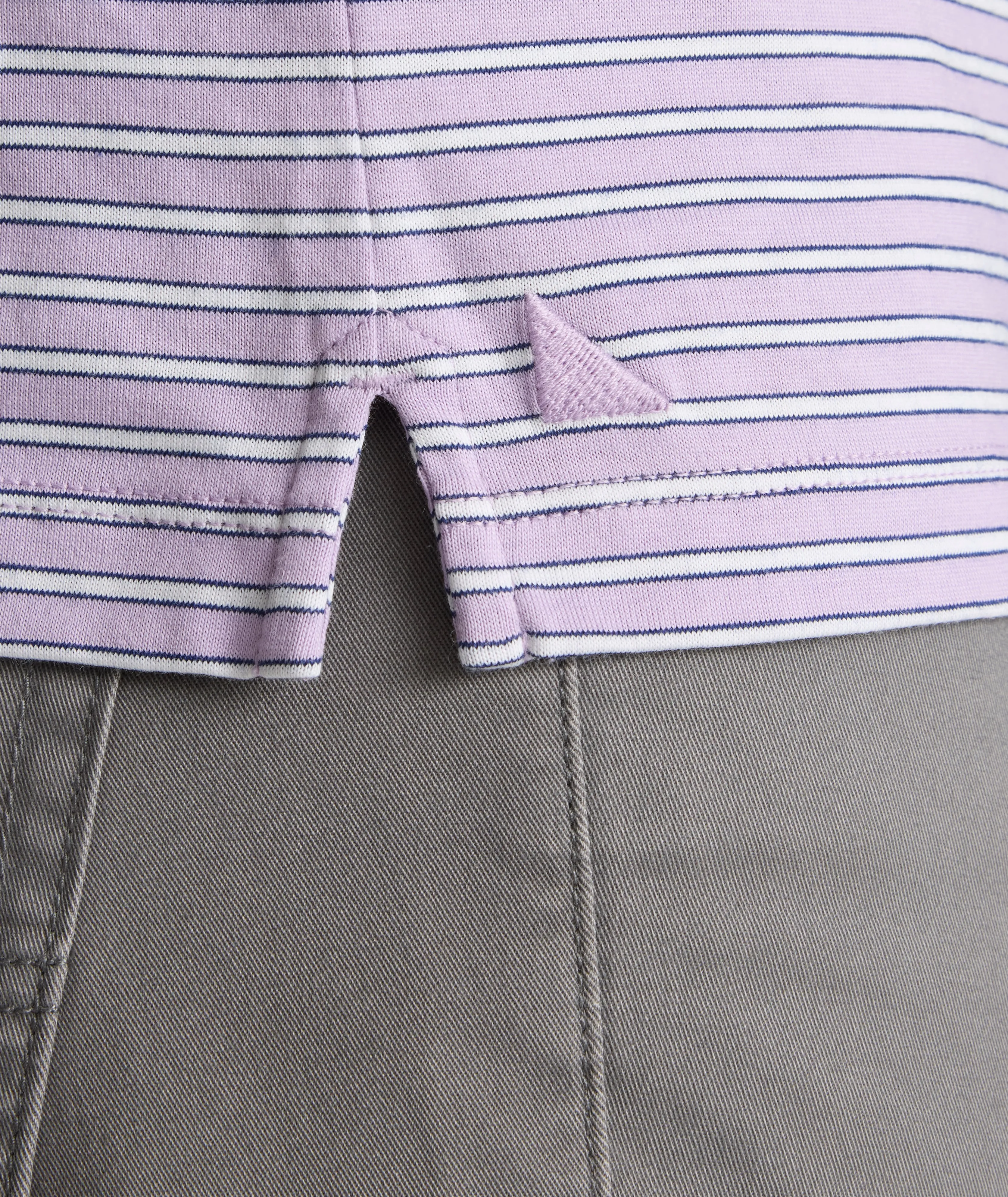 Striped Jersey Performance Polo group wear