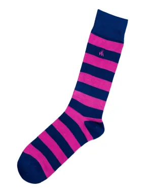 Swole Panda Bamboo Socks 1 Pair (pink striped) gift pick