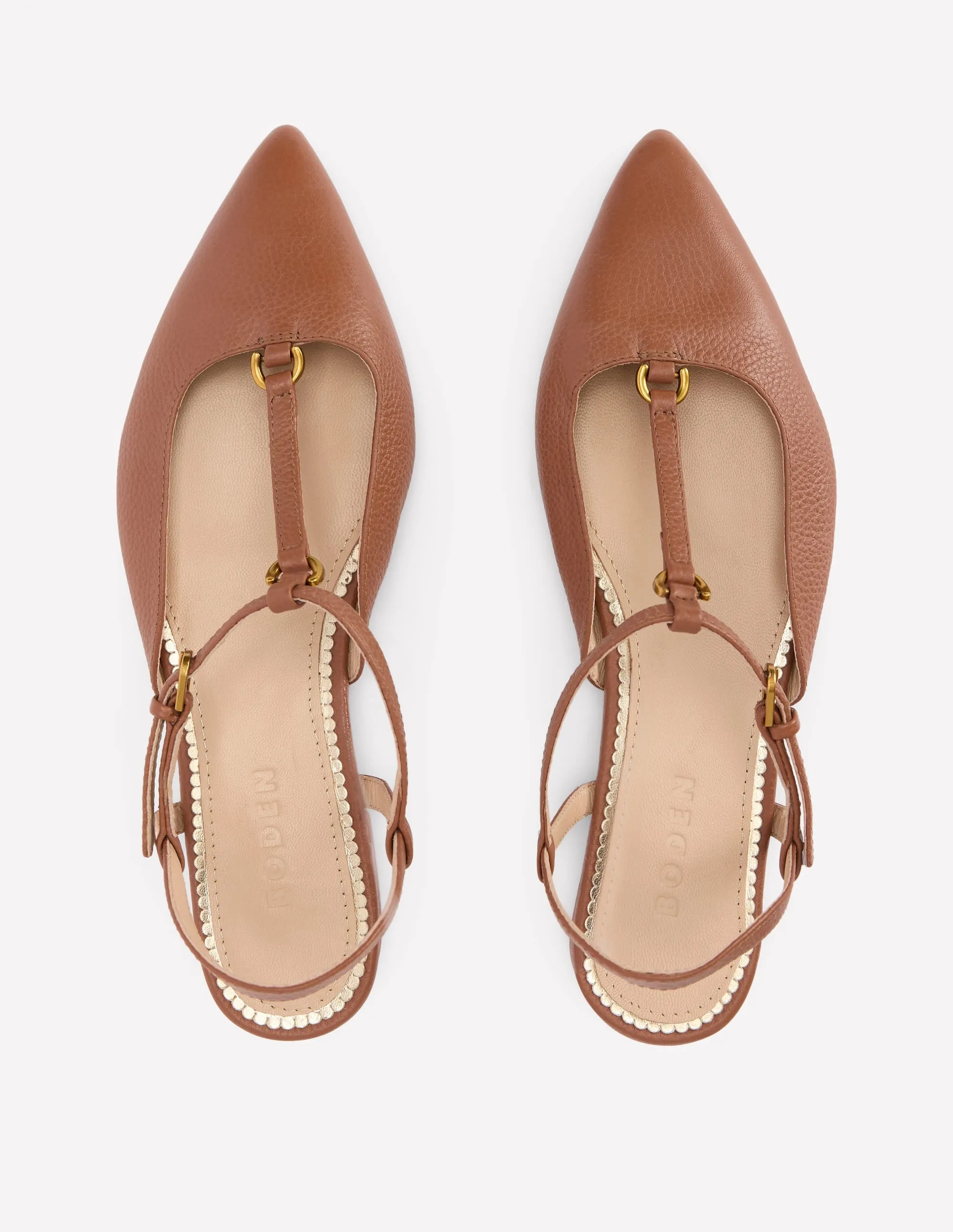 T-Bar Point Flats-Tan cool style