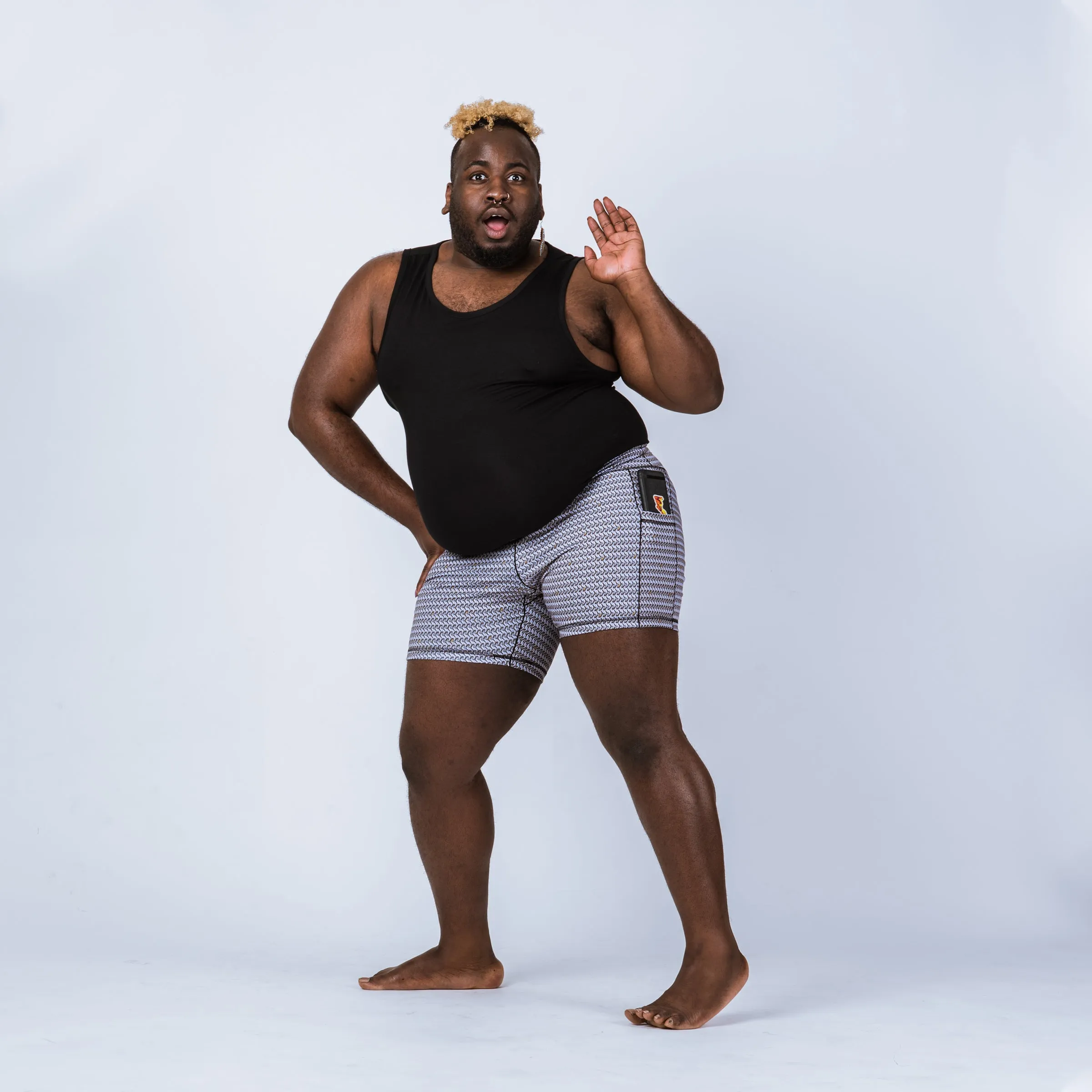 The Maille Shorts, Plus Fit trendy style