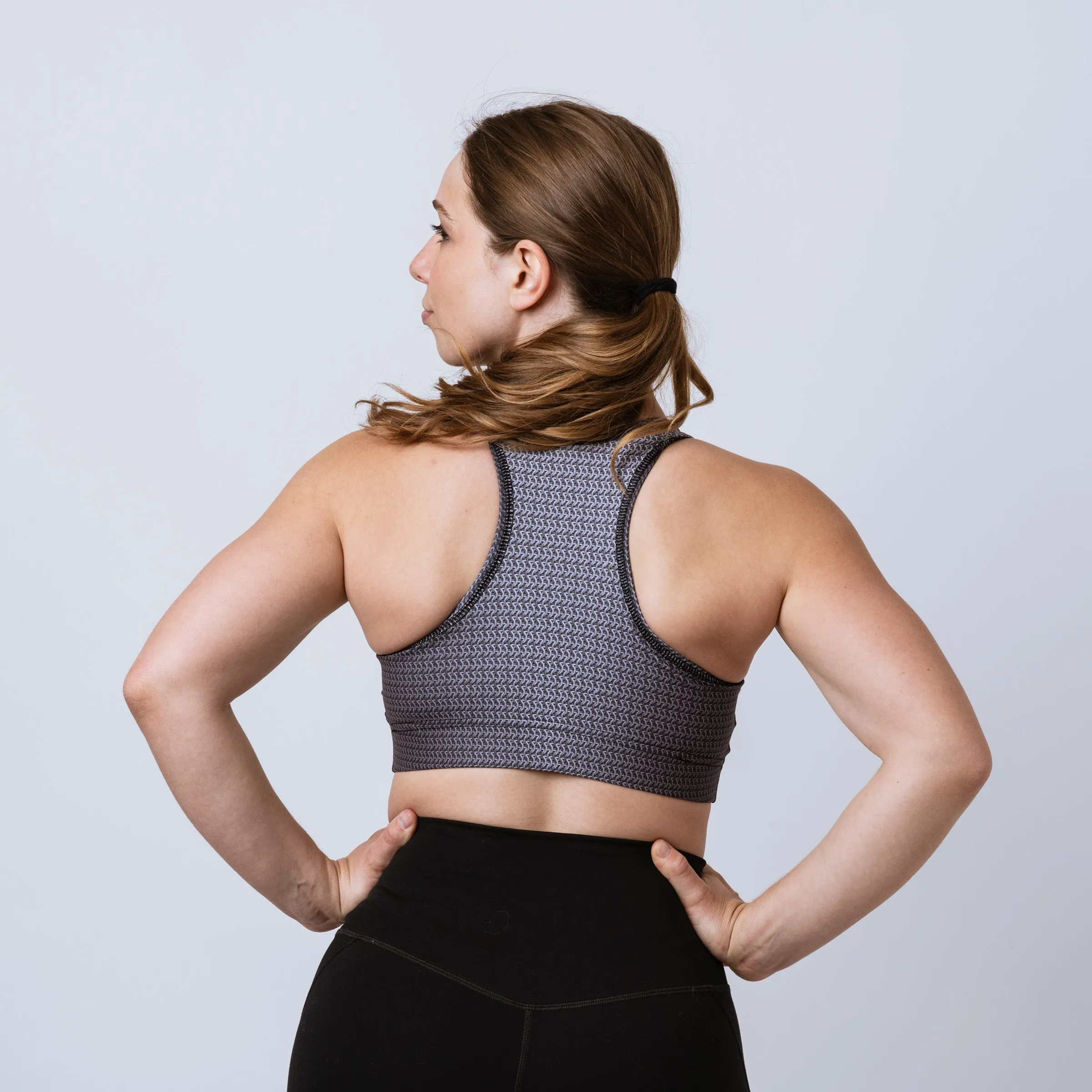 The Maille Sports Bra clean cut