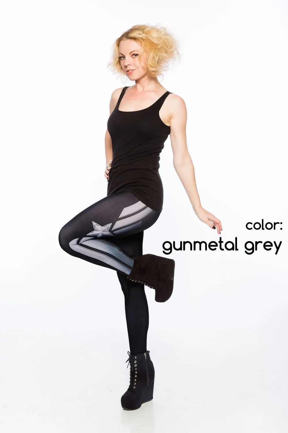 The Patriot Leggings fashion model