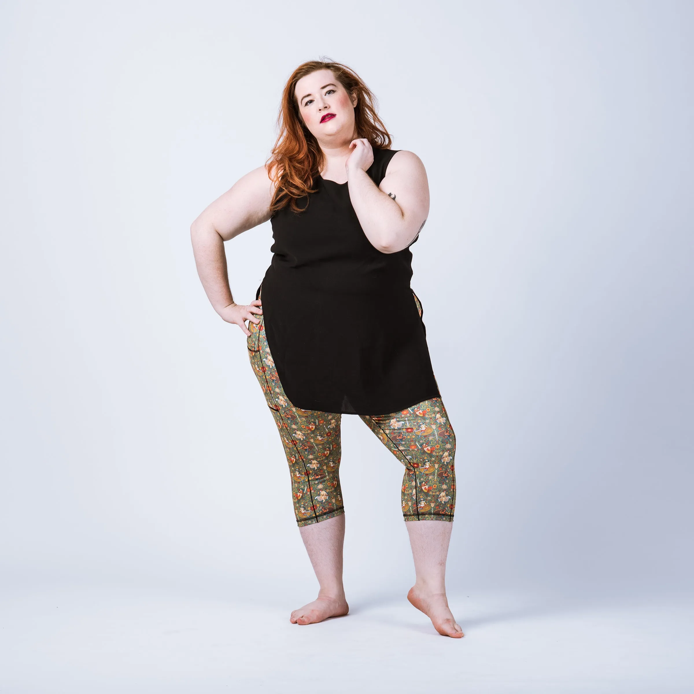 The Valiant Pocket Leggings, Plus Fit elastic tight