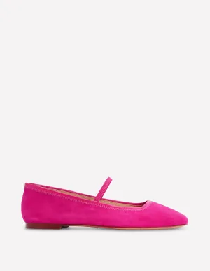 Thea Mary Jane Ballet Flats-Pink Peony easy styling