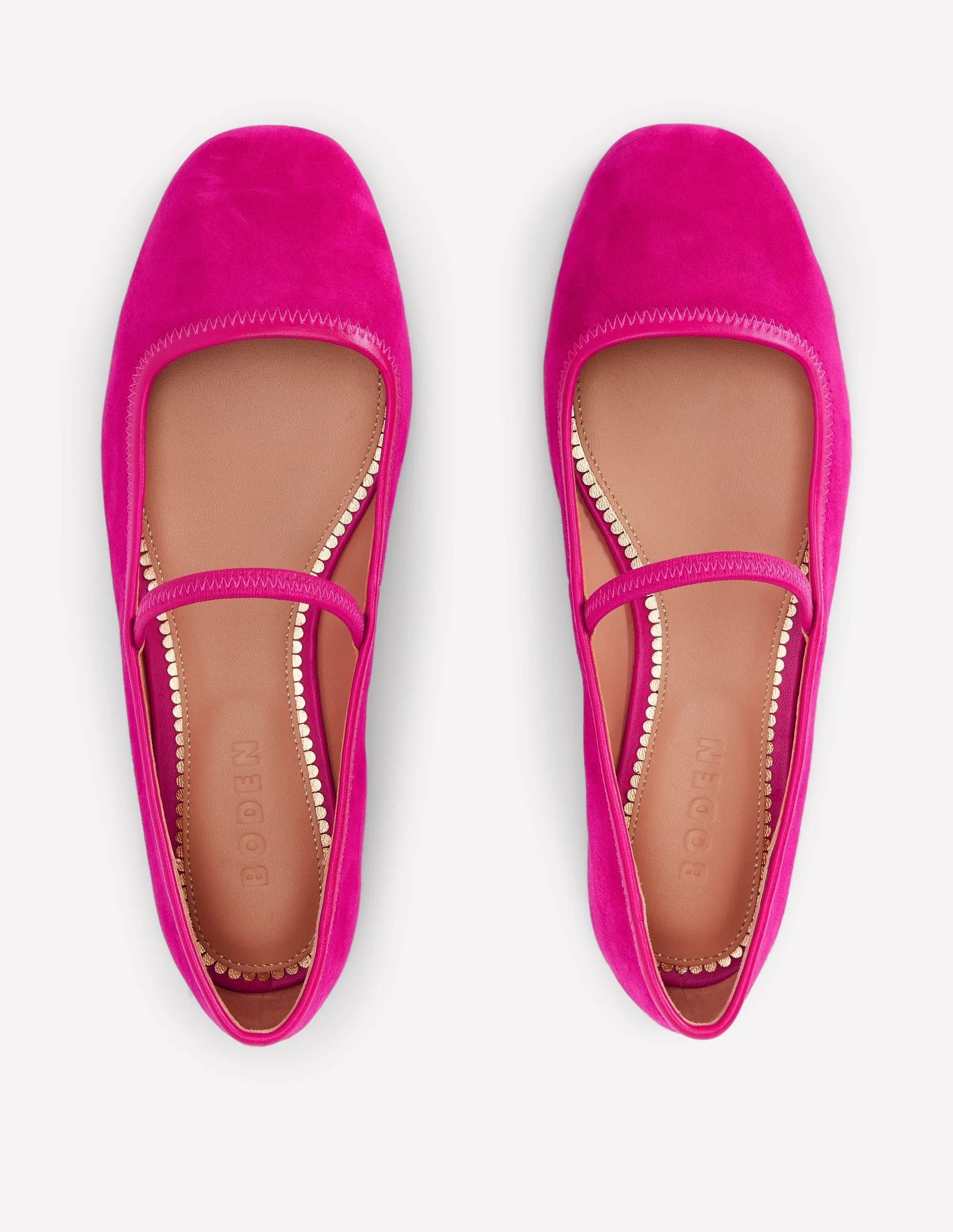 Thea Mary Jane Ballet Flats-Pink Peony popular trend