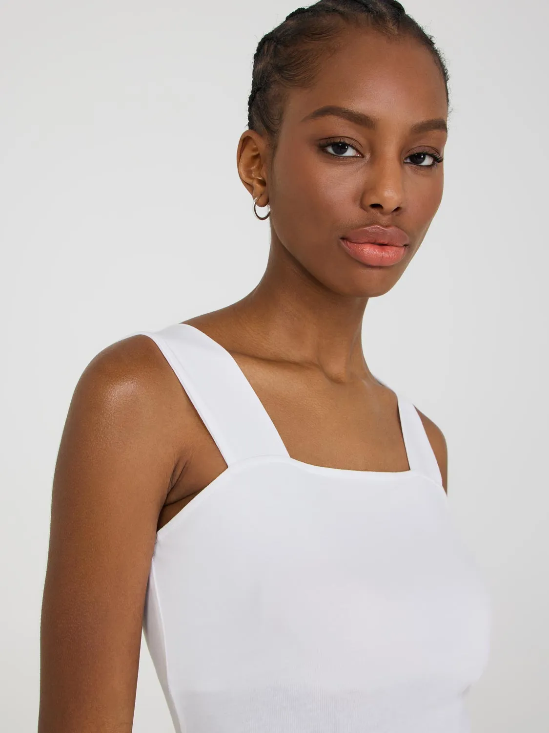 Thick Strap Tank Top urban comfort