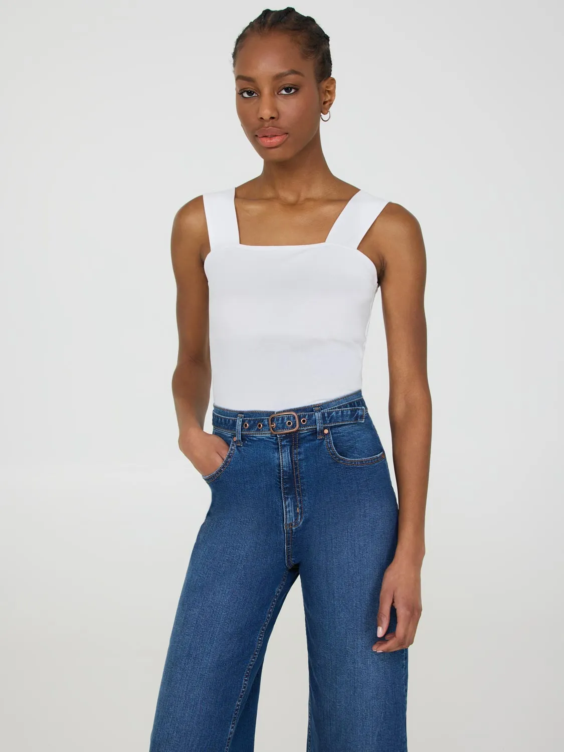 Thick Strap Tank Top sunny comfort