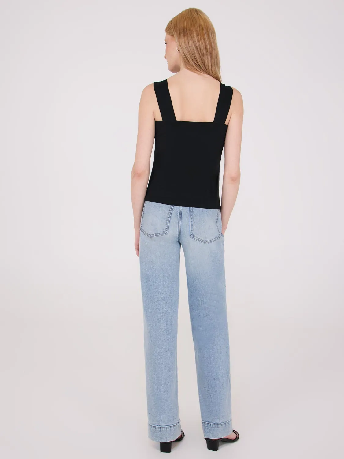 Thick Strap Tank Top street inspired