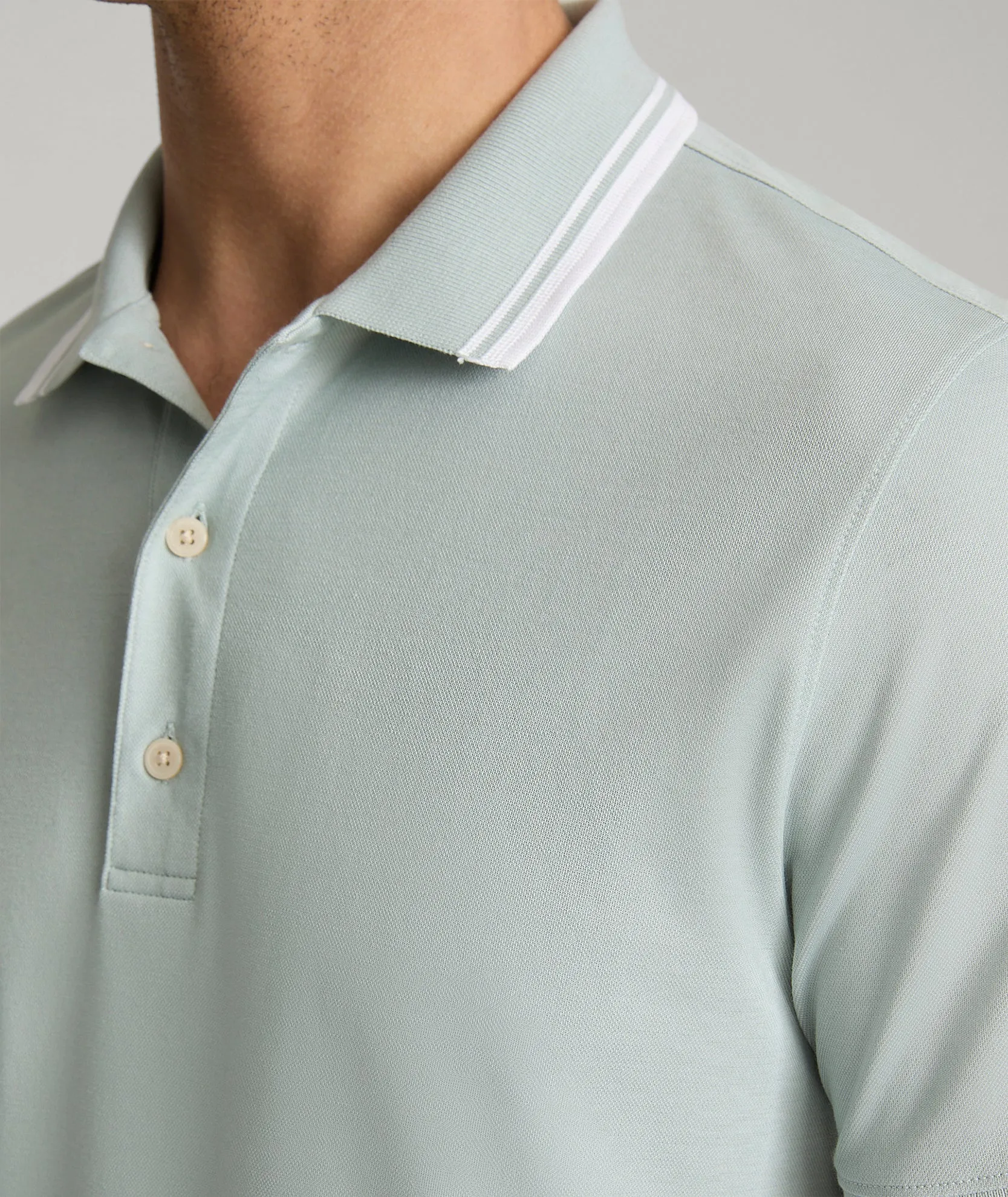Tipped Performance Polo balance fit