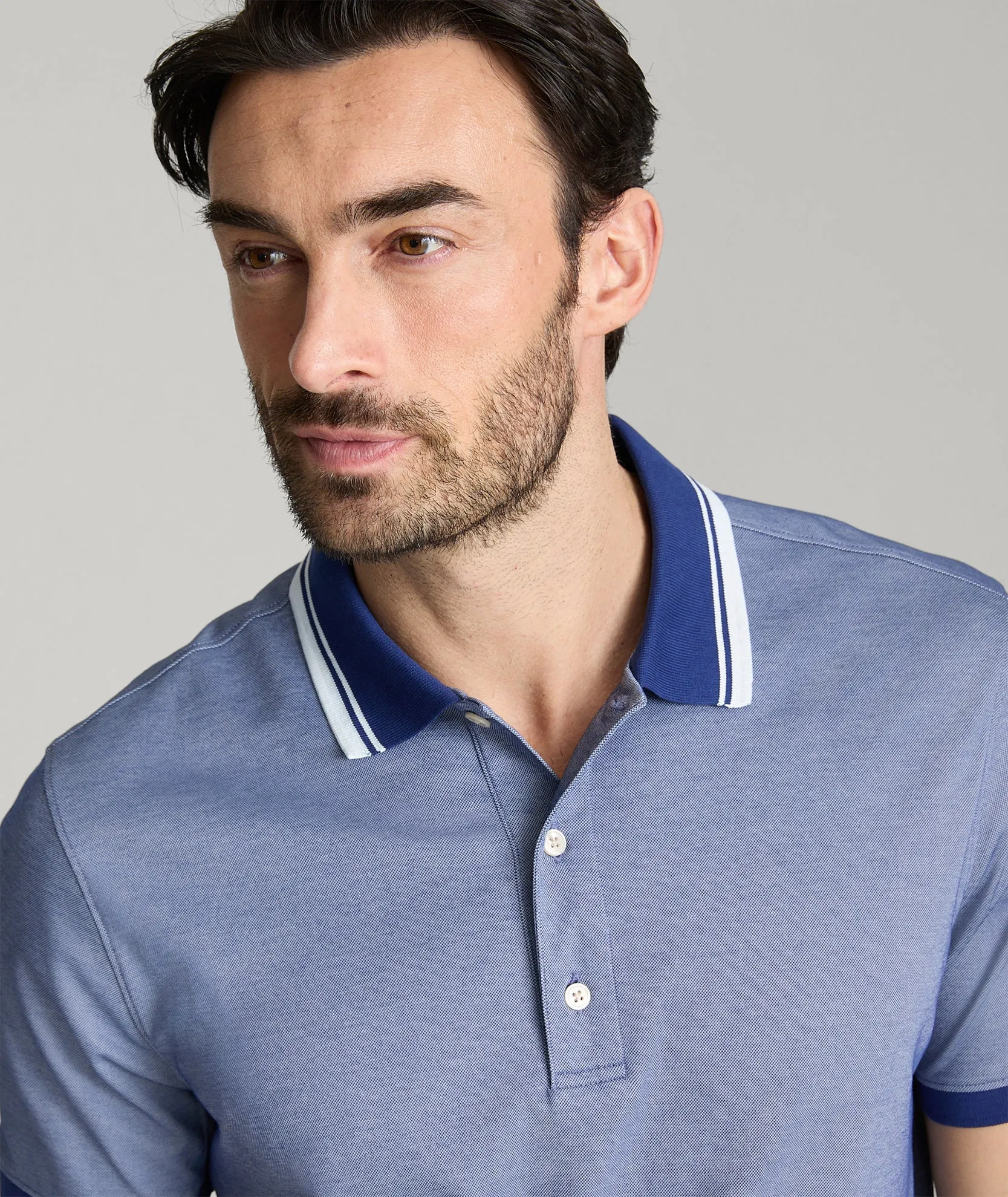 Tipped Performance Polo street edge