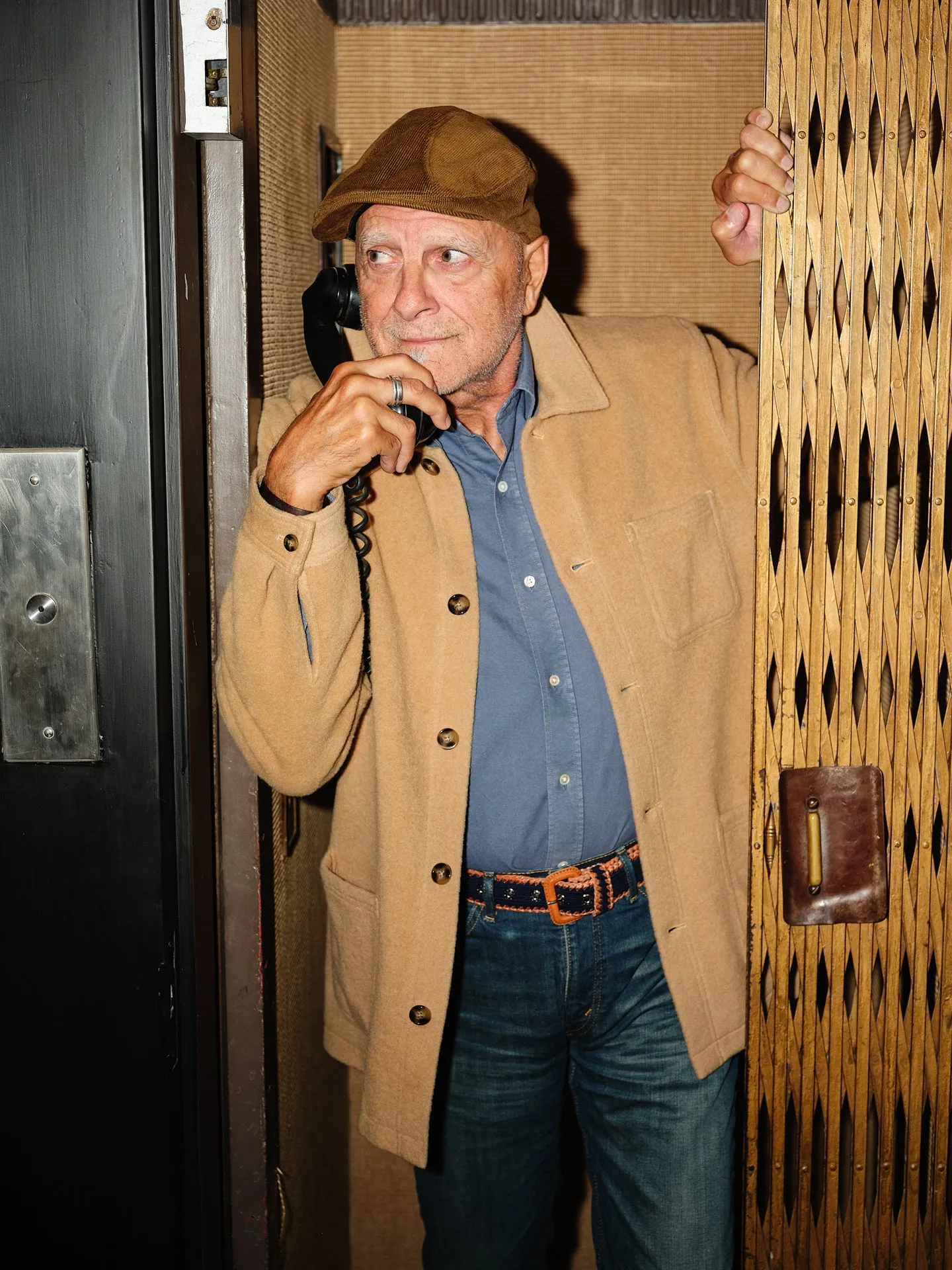 Touring Cap in Russet Corduroy cinema vibe