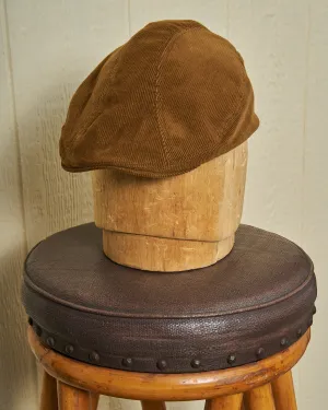 Touring Cap in Russet Corduroy compact look