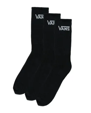 Vans Classic Crew Socks 3 Pairs (black) matching set