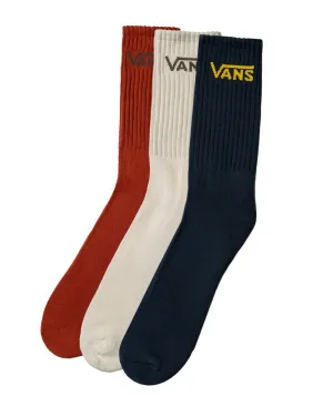 Vans Classic Crew Socks 3 Pairs (parisian night) stretch fit