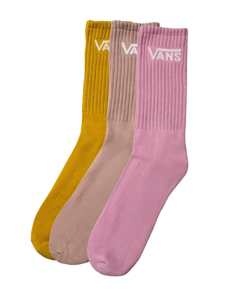 Vans Classic Crew Socks 3 Pairs (pink dawn) smart pick