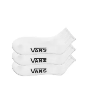Vans Classic Quarter Crew Socks 3 Pairs (white) lucky charm