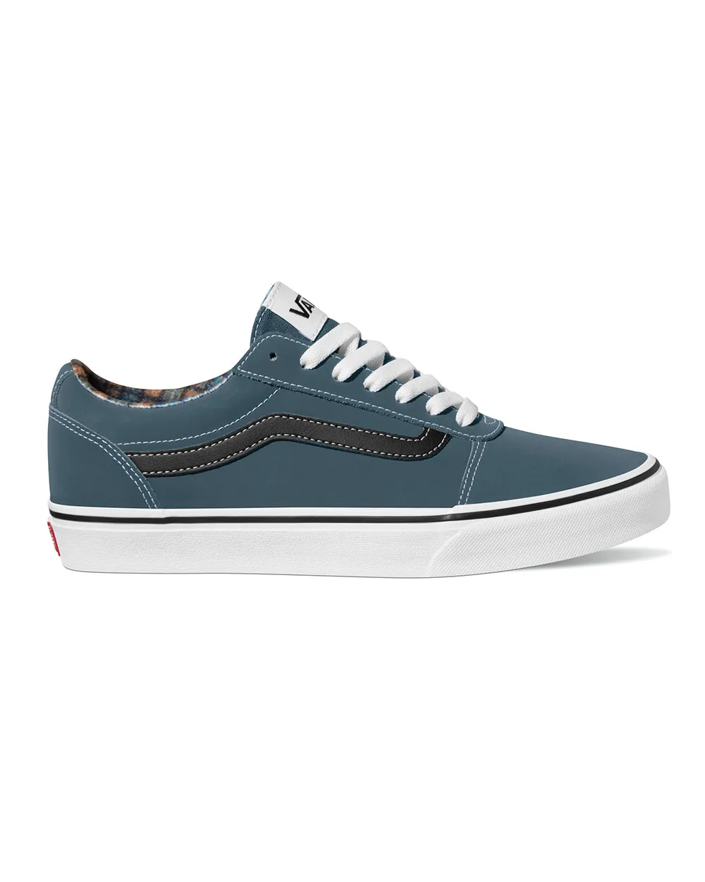 Vans Ward Cozy Plaid (blue/white) cool tones