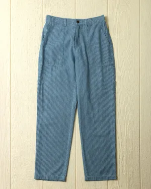 Ventura Pant in Denim Blue Hickory Stripe customizable options