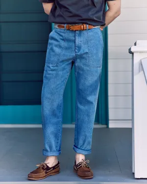 Ventura Pant in Light Wash Denim city chic