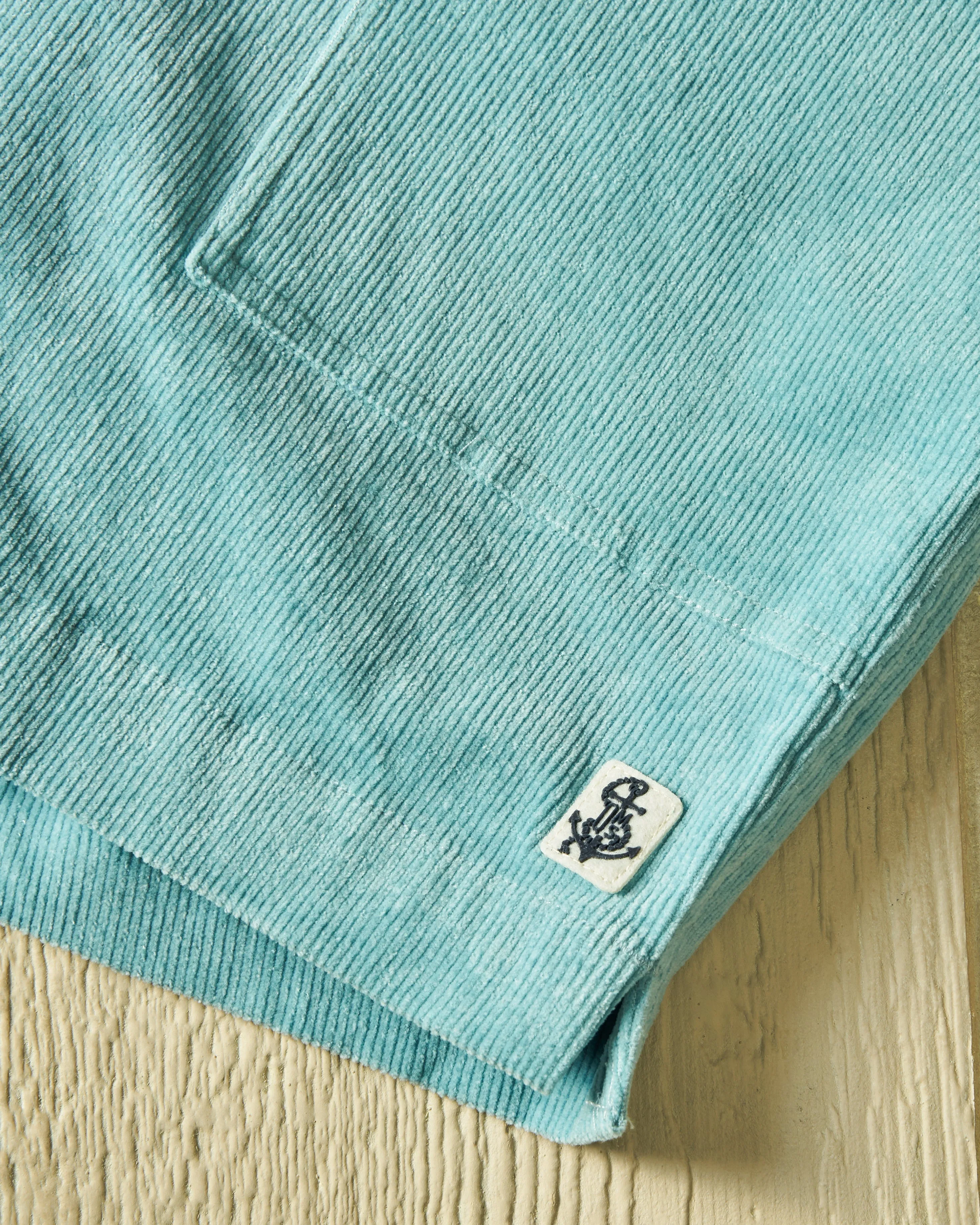 Ventura Short in Bimini Blue Corduroy fashion brand