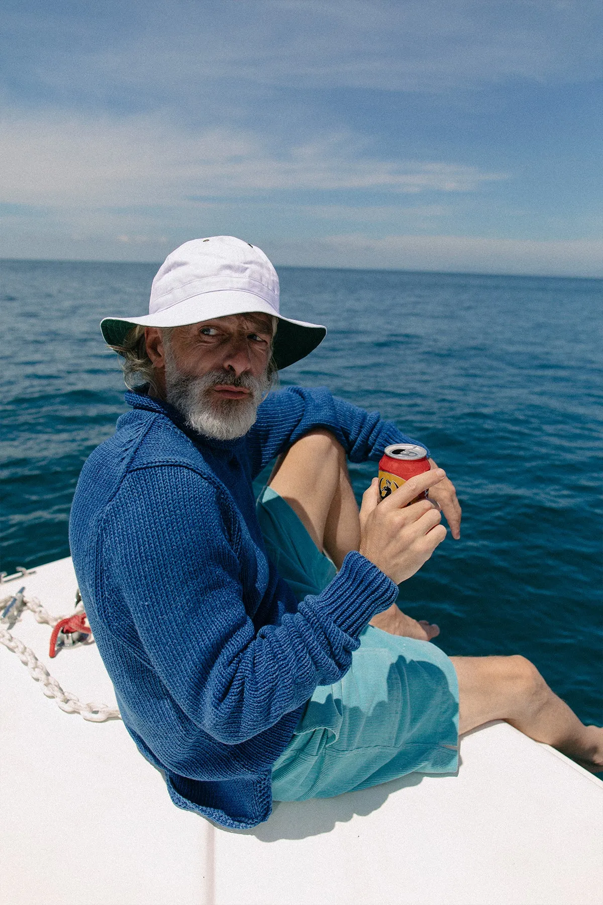 Ventura Short in Bimini Blue Corduroy colorful match