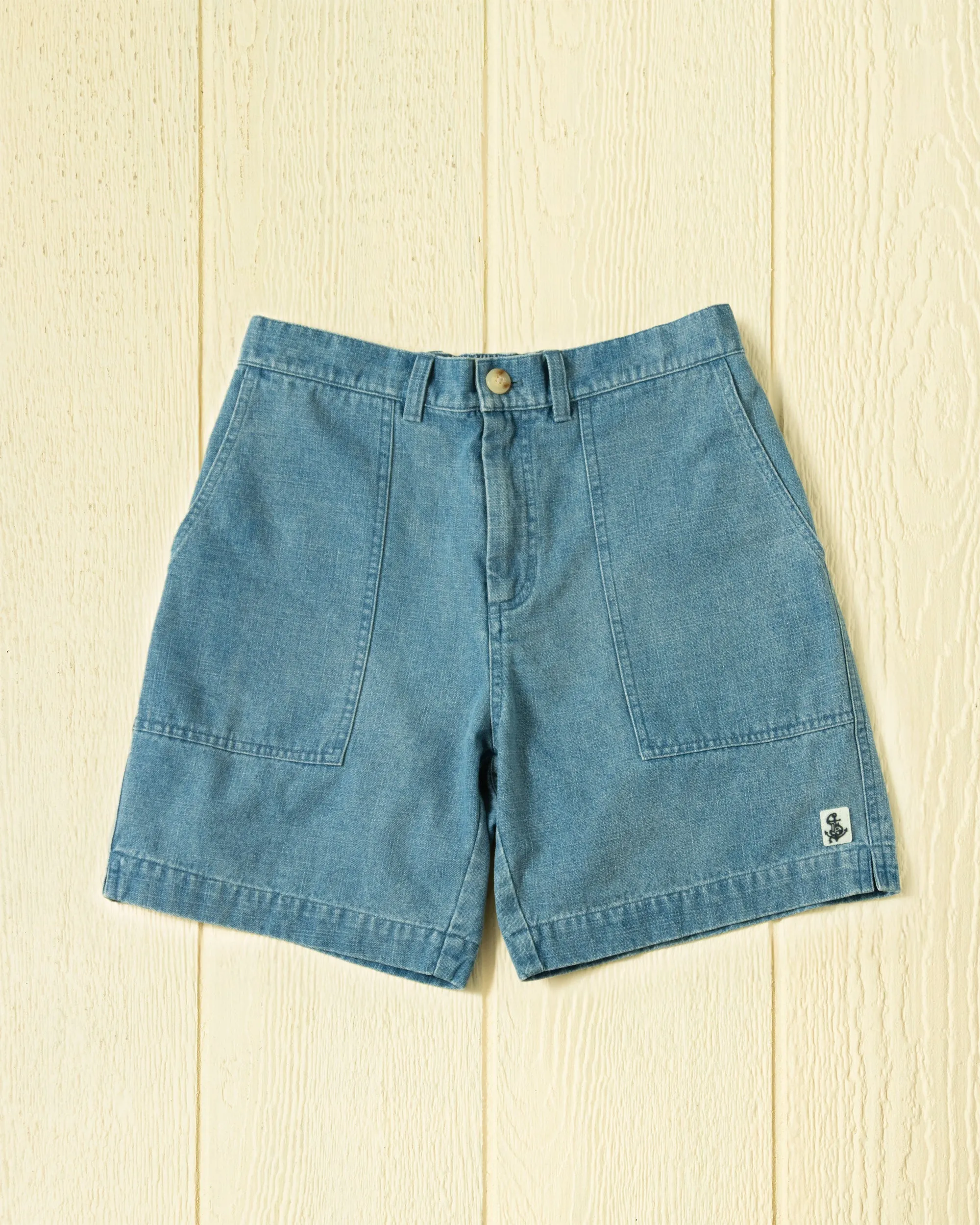 Ventura Short in Mid Wash Denim fashion light