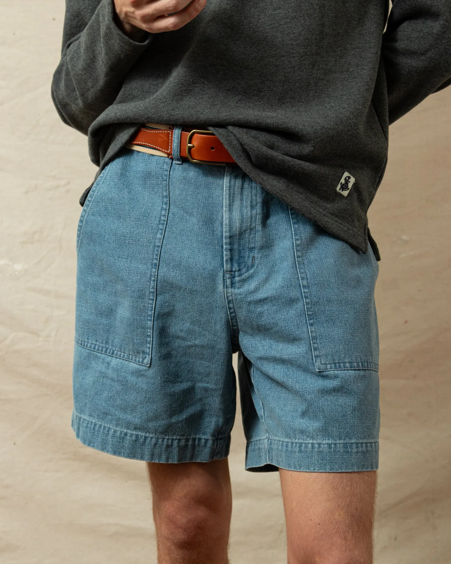 Ventura Short in Mid Wash Denim summer design