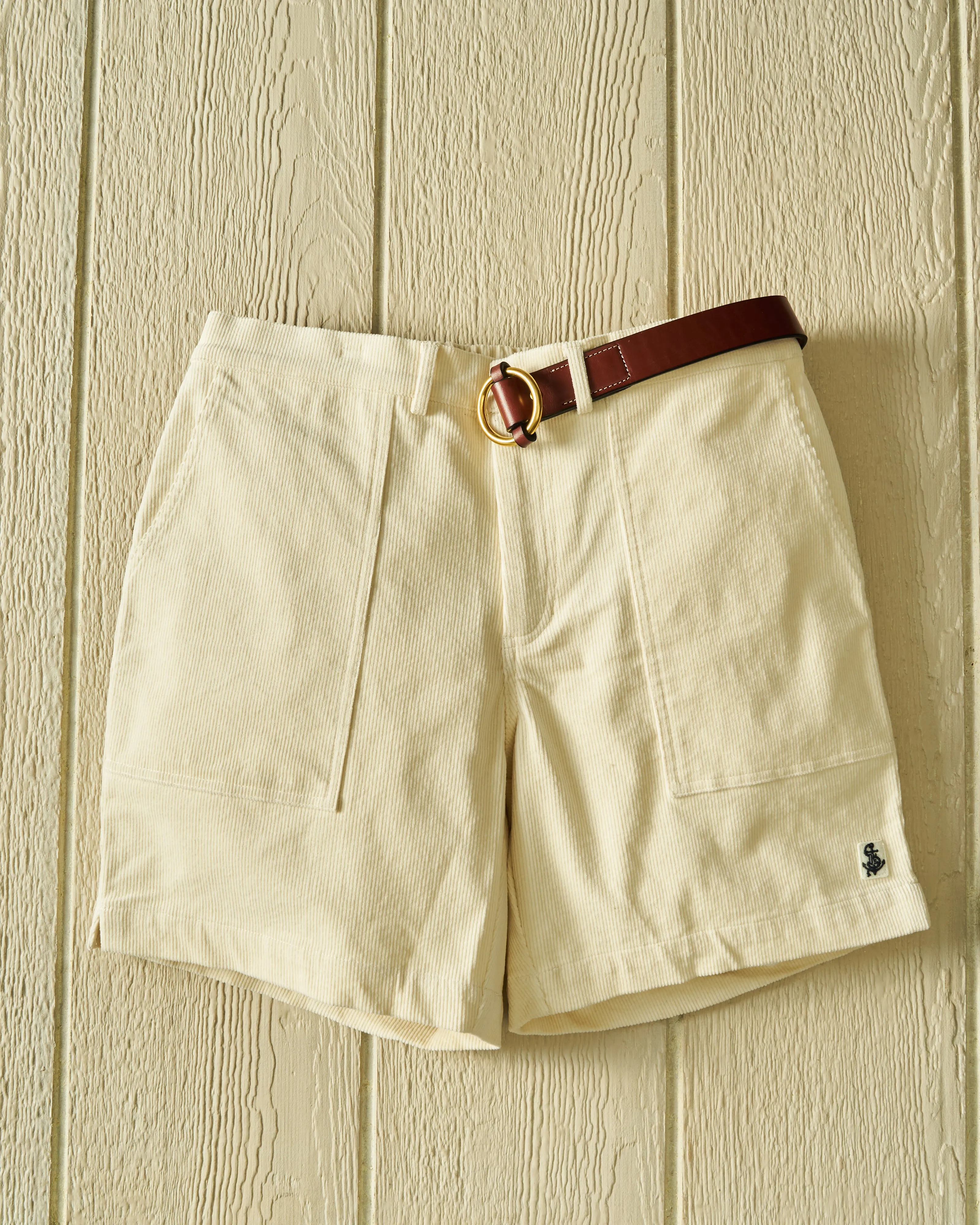 Ventura Short in Natural Corduroy comfort match