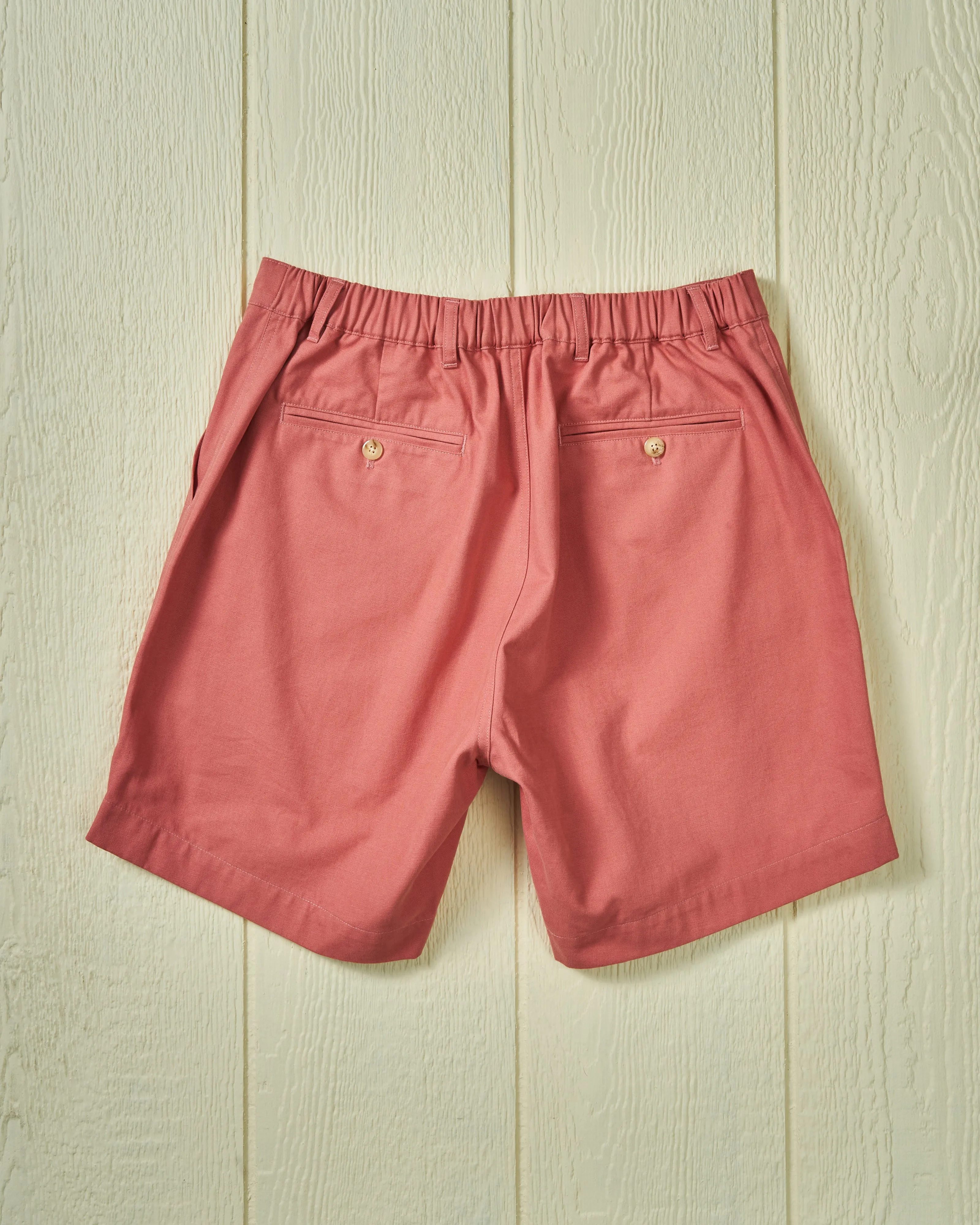 Ventura Short in Nautical Red Canvas trendy sport