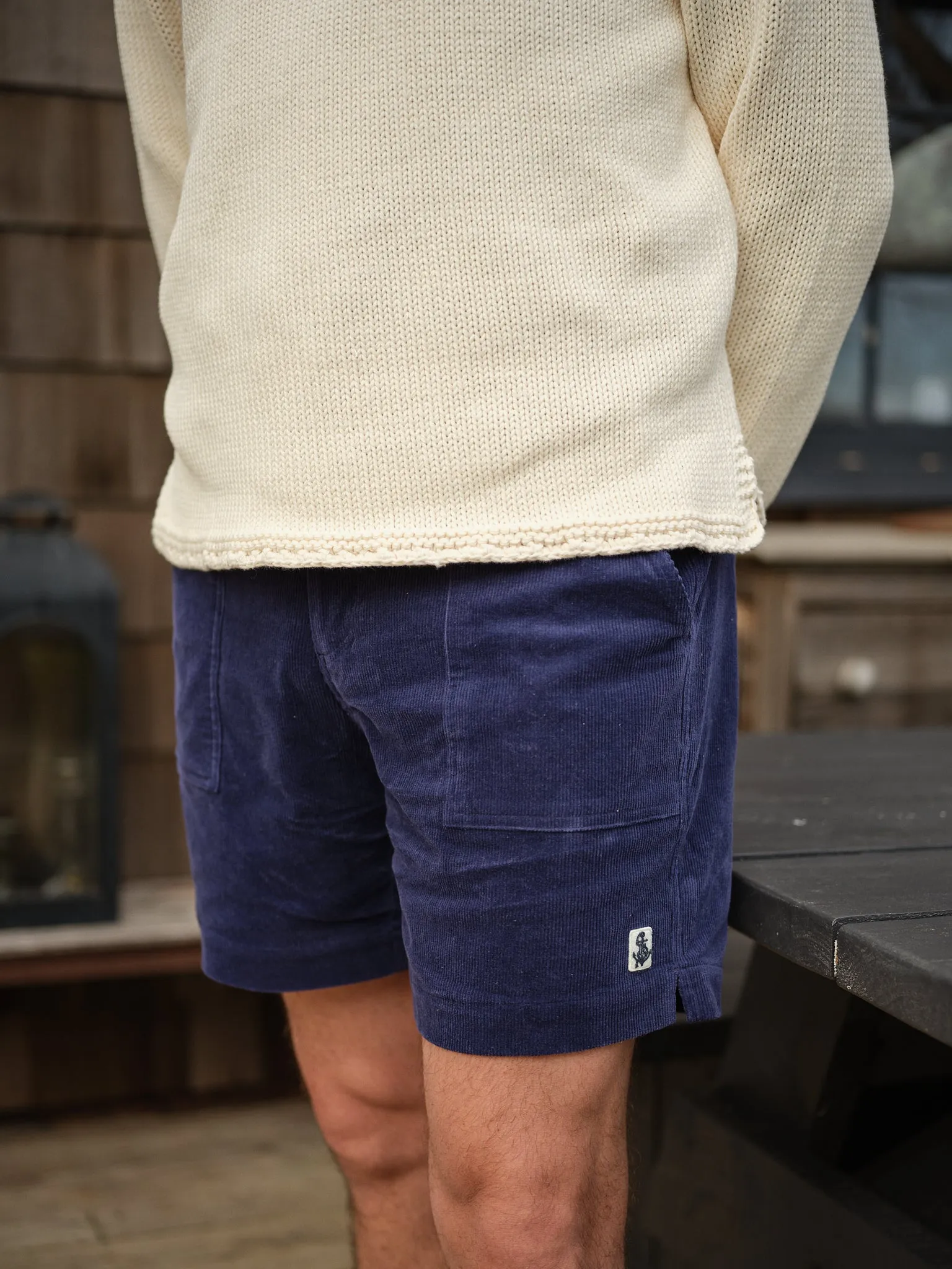 Ventura Short in Navy Corduroy casual easy