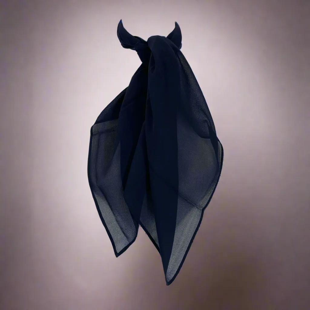Vintage-Inspired Hair Scarf waterproof zipper