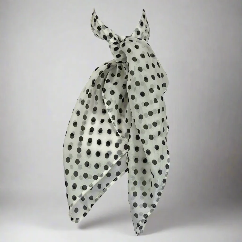 Vintage-Inspired Hair Scarf glam touch