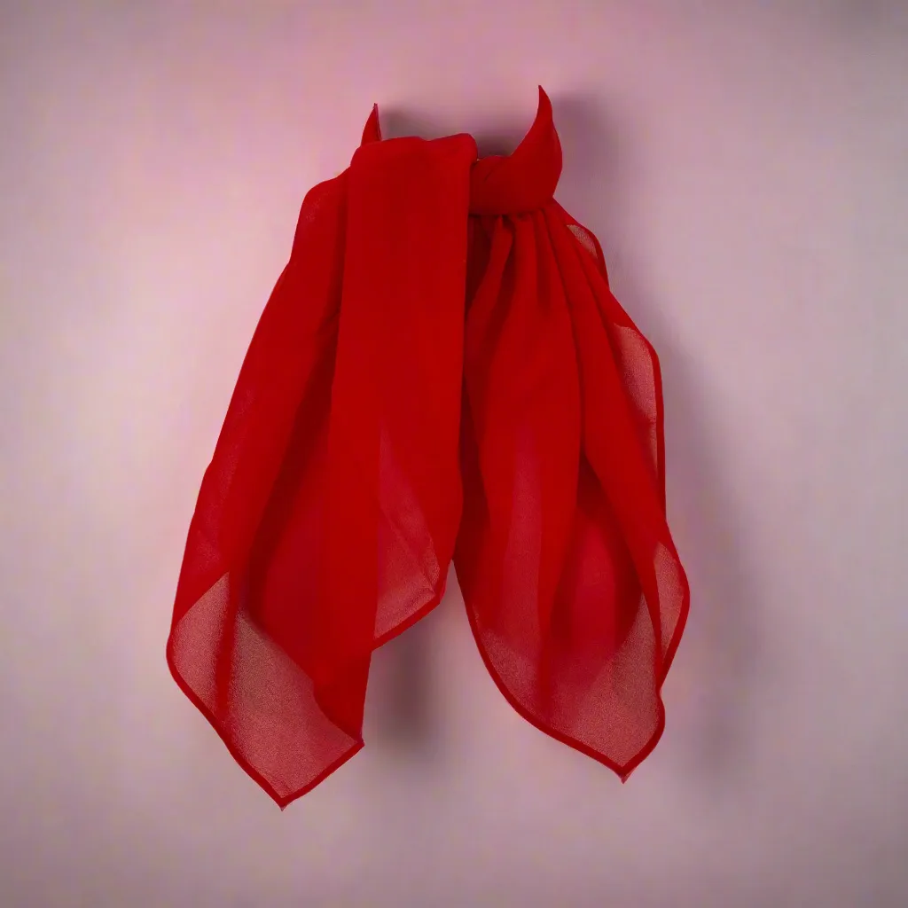 Vintage-Inspired Hair Scarf ankle support