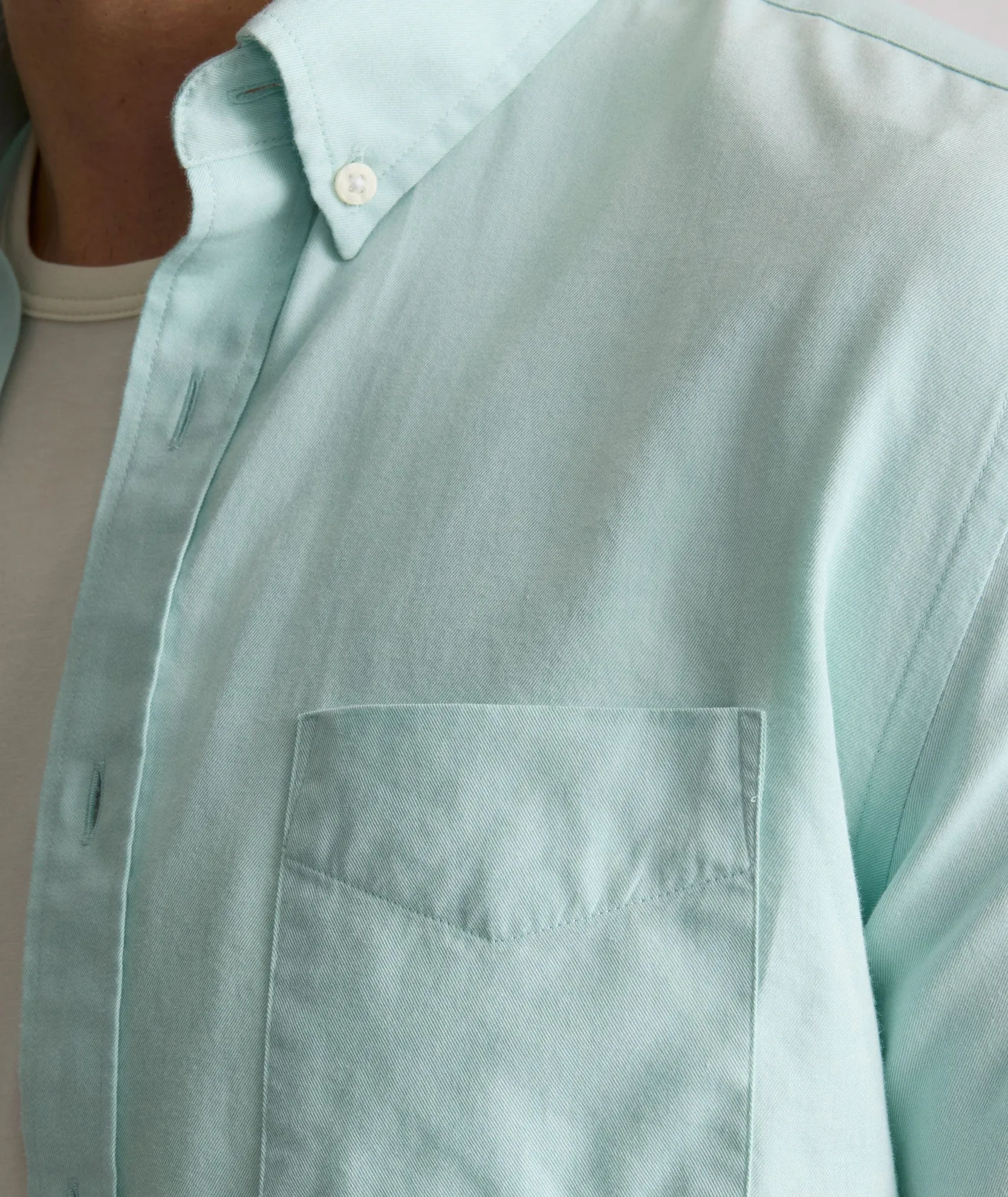 Vintage Wash Farnsworth Shirt Cloud Soft