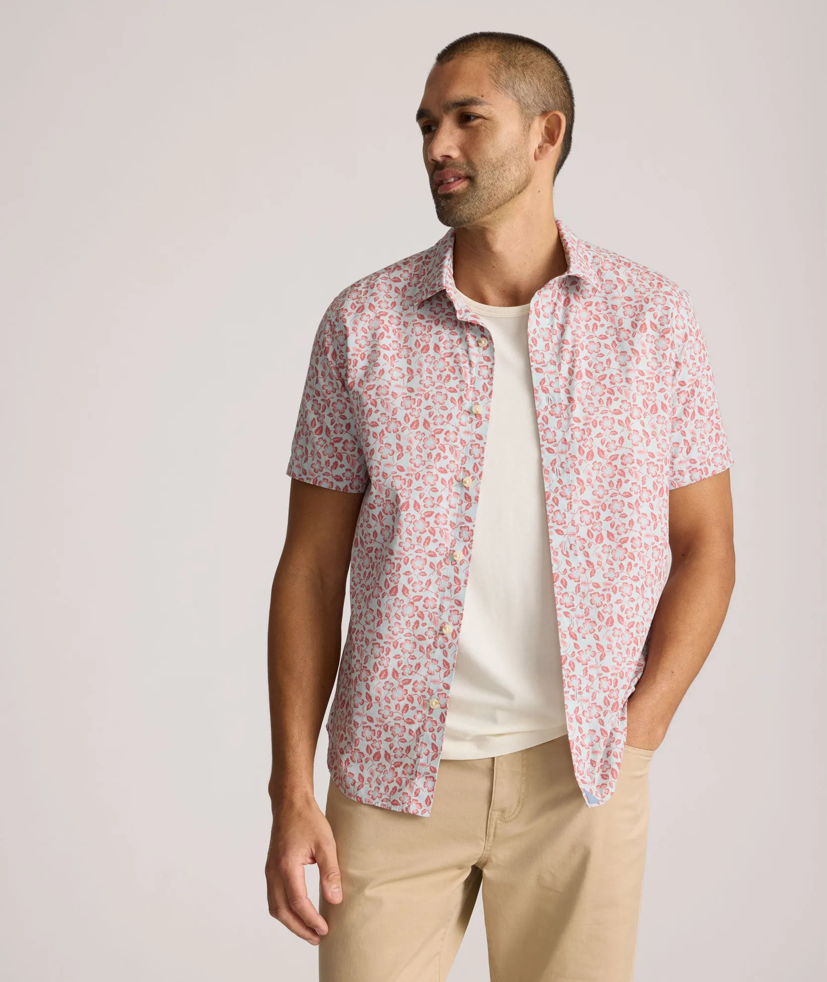 Vintage Wash Short-Sleeve Buchanan Shirt Work Ready
